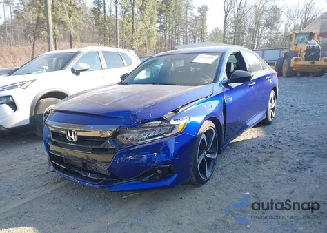 2021 Honda Accord Sport z USA, uszkodzony, nr VIN 1HGCV1F3XMA112702